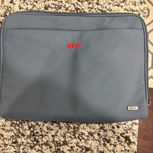 Away travel laptop sleeve coast blue - great condition